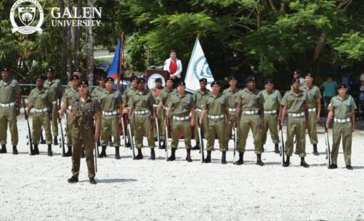 flag raising cermony